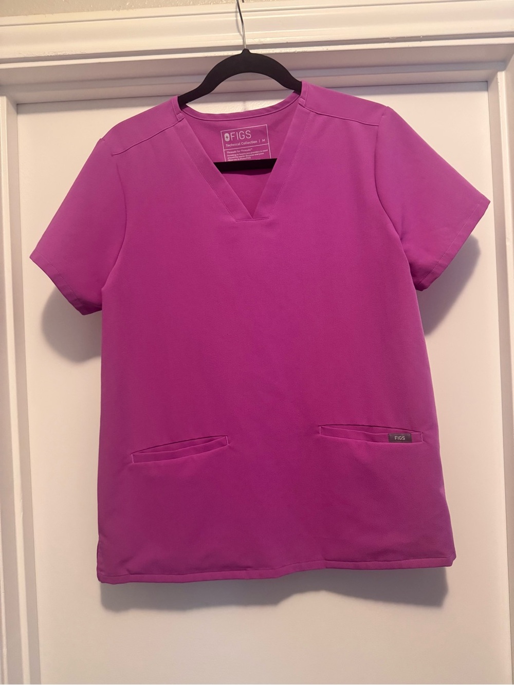 FIGS Casma Scrub Top in limited edition Ultraberry